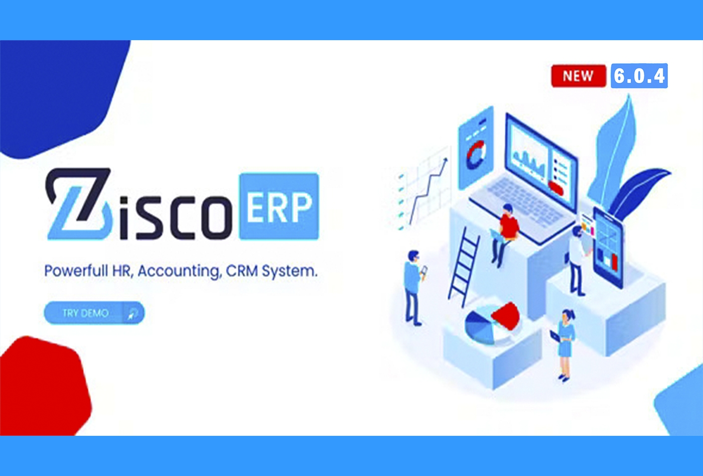 ZiscoERP - Powerful HR, Accounting, CRM System