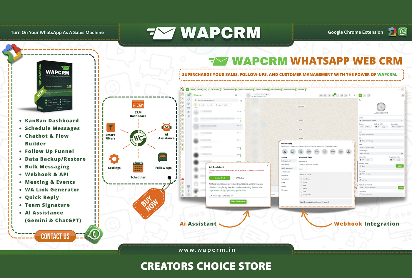 WapCRM: Stop losing leads, start closing deals on WhatsApp CRM!